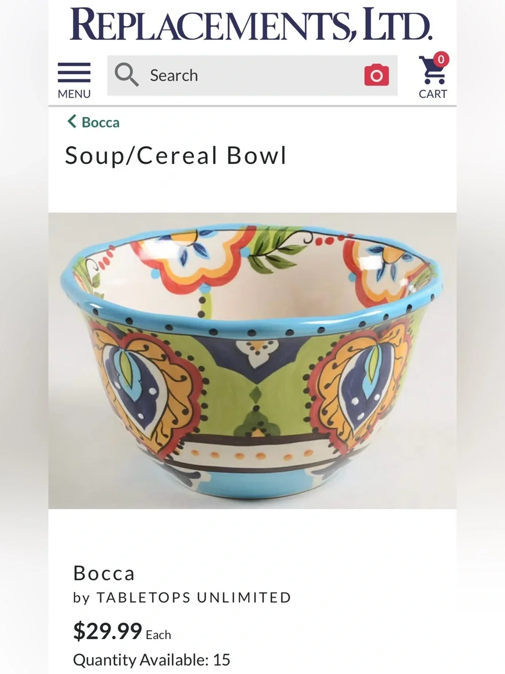 4 “Bocca” by Tabletops Unlimited soup bowls. Espana lifestyle.